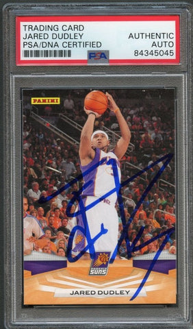 2009-10 Panini #285 Jared Dudley Signed Card AUTO PSA Slabbed Suns
