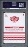2013-2014 NBA Hoops #128 Ryan Anderson Signed Card AUTO PSA Slabbed Pelicans