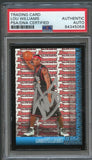 2005-06 Bowman #135 Lou Williams Signed Card AUTO PSA Slabbed 76ers