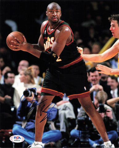 Vin Baker signed 8x10 photo PSA/DNA Seattle SuperSonics Autographed
