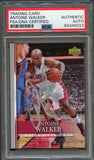 2007-08 Upper Deck #157 Antoine Walker Signed Card AUTO PSA Slabbed Heat