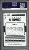 2015-16 NBA Hoops #225 Bismack Biyombo Signed Card AUTO PSA Slabbed