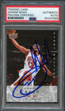 2008-09 Upper Deck First Edition #24 Joakim Noah Signed Card AUTO PSA Slabbed Bulls