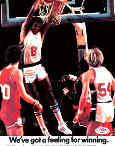 Marques Johnson Signed 8x10 photo PSA/DNA Milwaukee Bucks Autographed