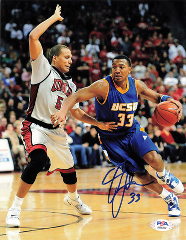 Orlando Johnson signed 8x10 photo PSA/DNa UC Santa Barbra Autographed