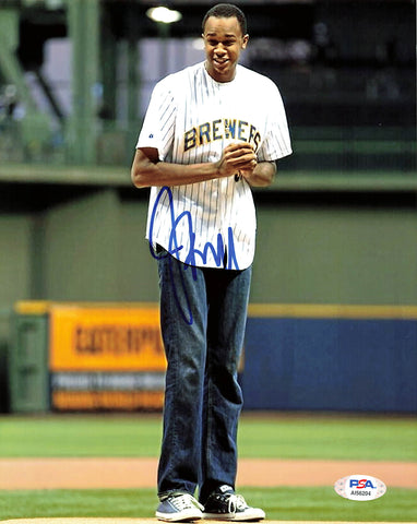 Jajuan Johnson signed 8x10 photo PSA/DNA Brewers Autographed