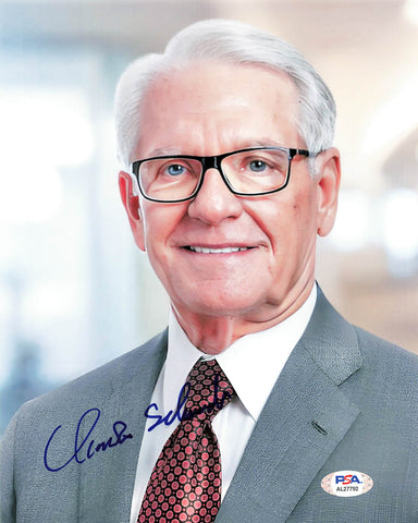 Charles R. Schwab signed 8x10 photo PSA/DNA Autographed