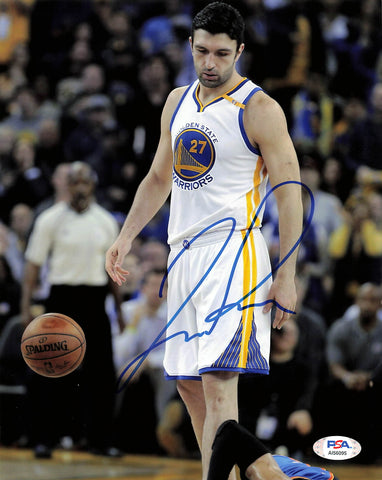 Zaza Pachulia signed 8x10 photo PSA/DNA Golden State Warriors Autographed