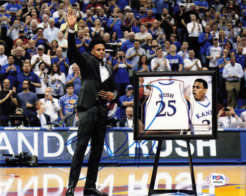 Brandon Rush signed 8x10 photo PSA/DNA Kansas Autographed