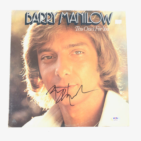 Barry Manilow signed This One's For You LP Vinyl PSA/DNA Album autographed