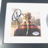 Taylor Swift Signed CD Cover Framed PSA/DNA Evermore Autographed