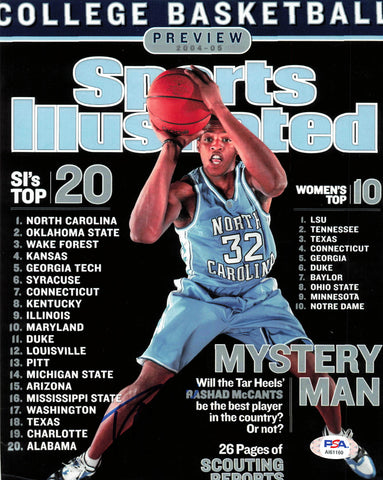 RASHAD McCANTS signed 8x10 photo PSA/DNA North Carolina Autographed