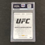 2021 Panini Illusions #164 Khabib Nurmagomedov Signed Card AUTO PSA Slabbed