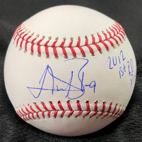 Lewis Brinson signed baseball PSA/DNA Miami Marlins autographed