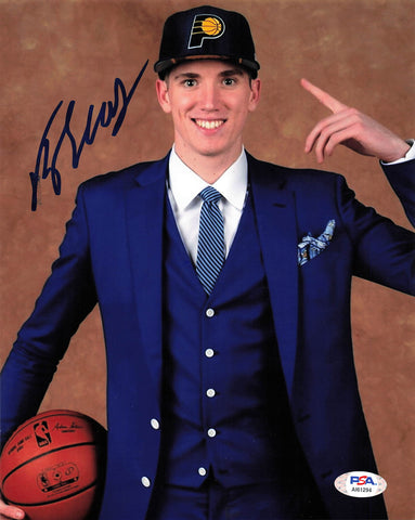 TJ Leaf Signed 8x10 Photo PSA/DNA Indiana Pacers Autographed