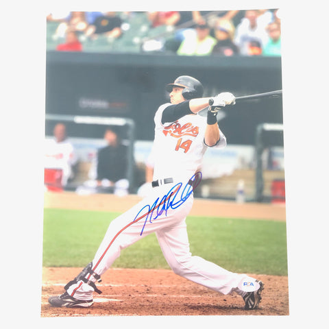 Nolan Reimold signed 11x14 photo PSA/DNA Baltimore Orioles Autographed