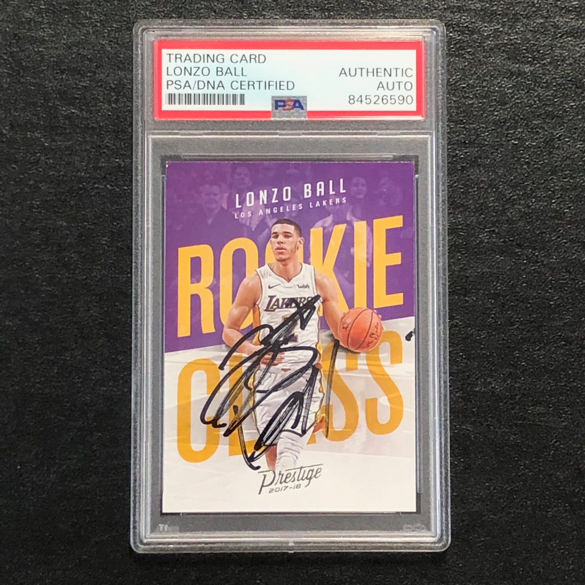 17-18 Panini Contenders Lonzo Ball Rookie Ticket Auto RC 1