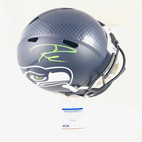Russell Wilson Signed Full Size Speed Helmet PSA/DNA Autographed Seahawks