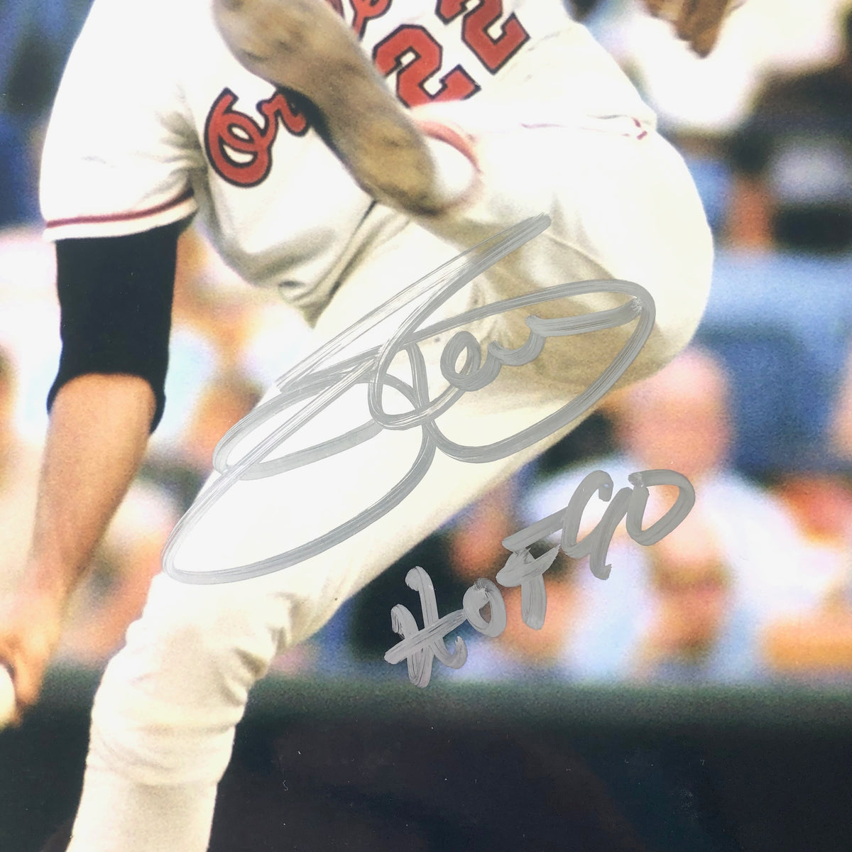 Jim Palmer Autographed Baltimore Orioles 8x10 Pitching Photo W