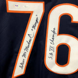 STEVE McMICHAEL Signed Jersey PSA/DNA Chicago Bears Autographed MONGO