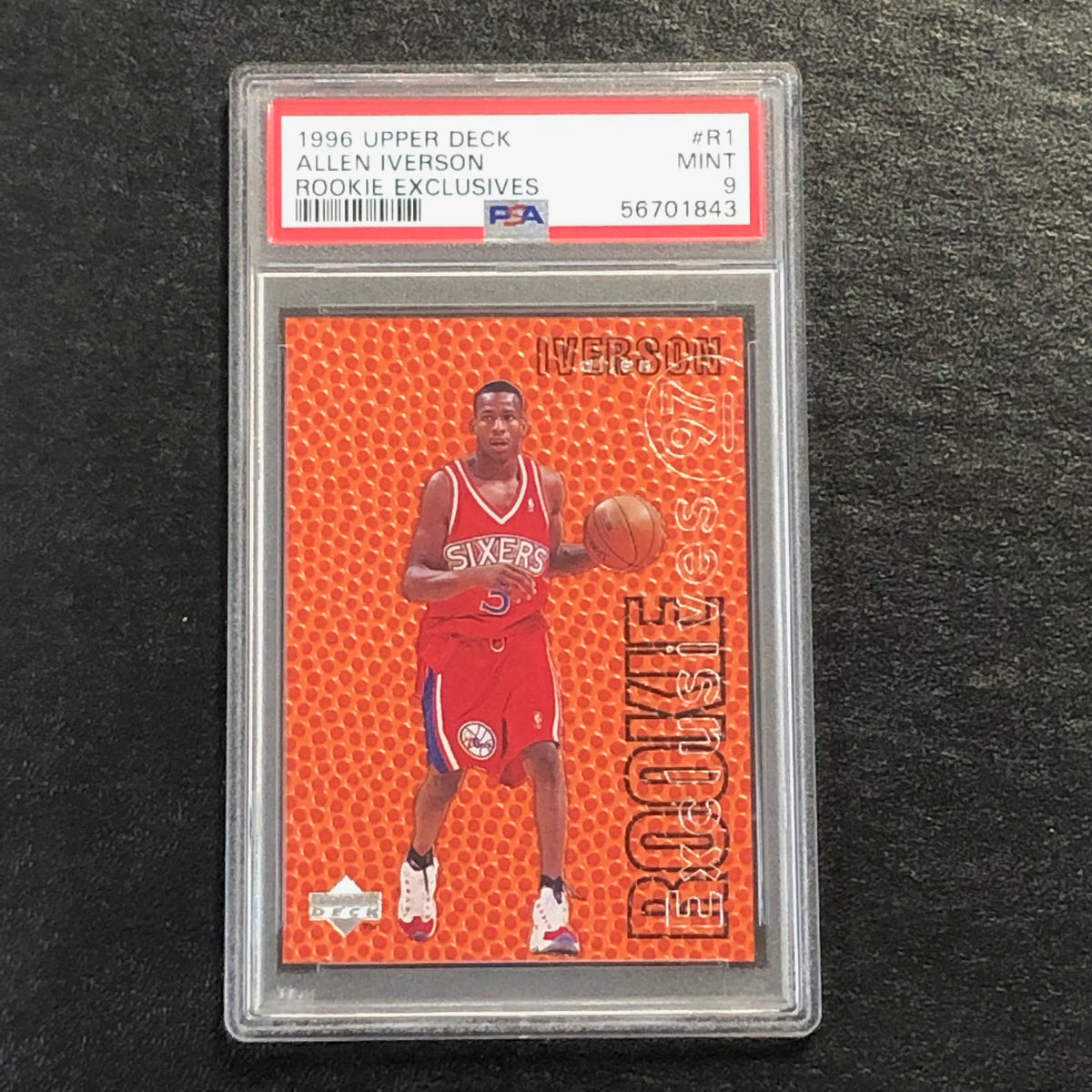 1999 Upper popular Deck SPx Masters Allen Iverson PSA 9