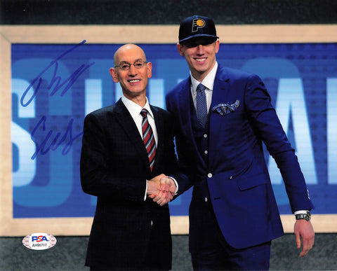 TJ Leaf Signed 8x10 Photo PSA/DNA Indiana Pacers Autographed