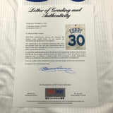 Stephen Curry signed jersey PSA/DNA Auto Grade 10 Autographed WARRIORS