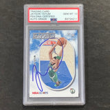 2021-22 NBA Hoops Skyview #14 Jayson Tatum Signed Card AUTO 10 PSA/DNA Slabbed Celtics