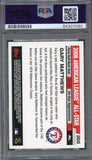 2006 Topps Update #249 Gary Matthews Signed Card Auto PSA Slabbed