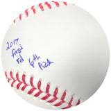 Austin Beck signed baseball BAS Beckett Oakland Athletics autographed