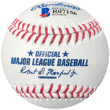 Austin Beck signed baseball BAS Beckett Oakland Athletics autographed