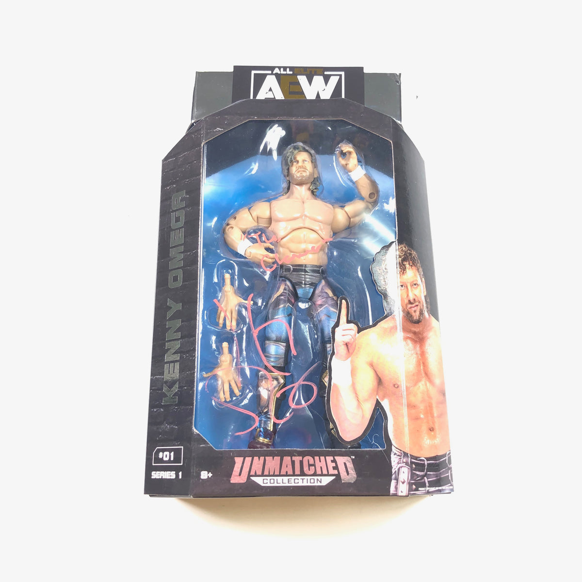 Kenny Omega Signed AEW Unmatched Collection Figure PSA DNA