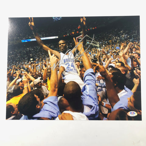 Marvin Williams Signed 11x14 photo PSA/DNA North Carolina Autographed