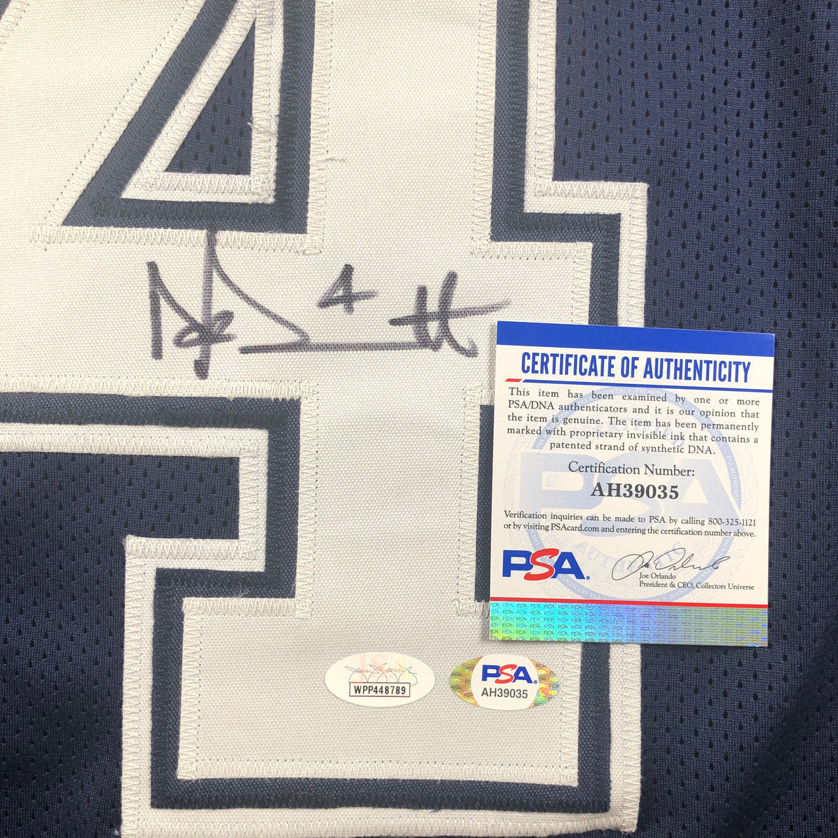 Dak Prescott Dallas Cowboys signed auto jersey JSA Full Letter