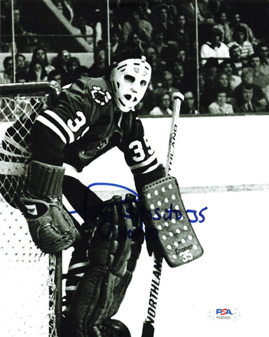 Tony Esposito signed 8x10 photo Chicago Black Hawks PSA/DNA