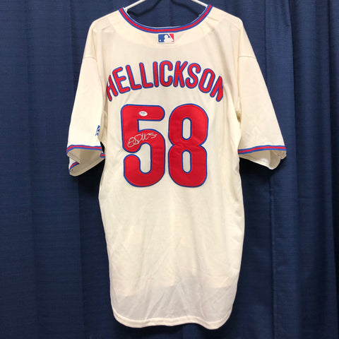 JEREMY HELLICKSON signed jersey PSA/DNA Philadelphia Phillies Autographed
