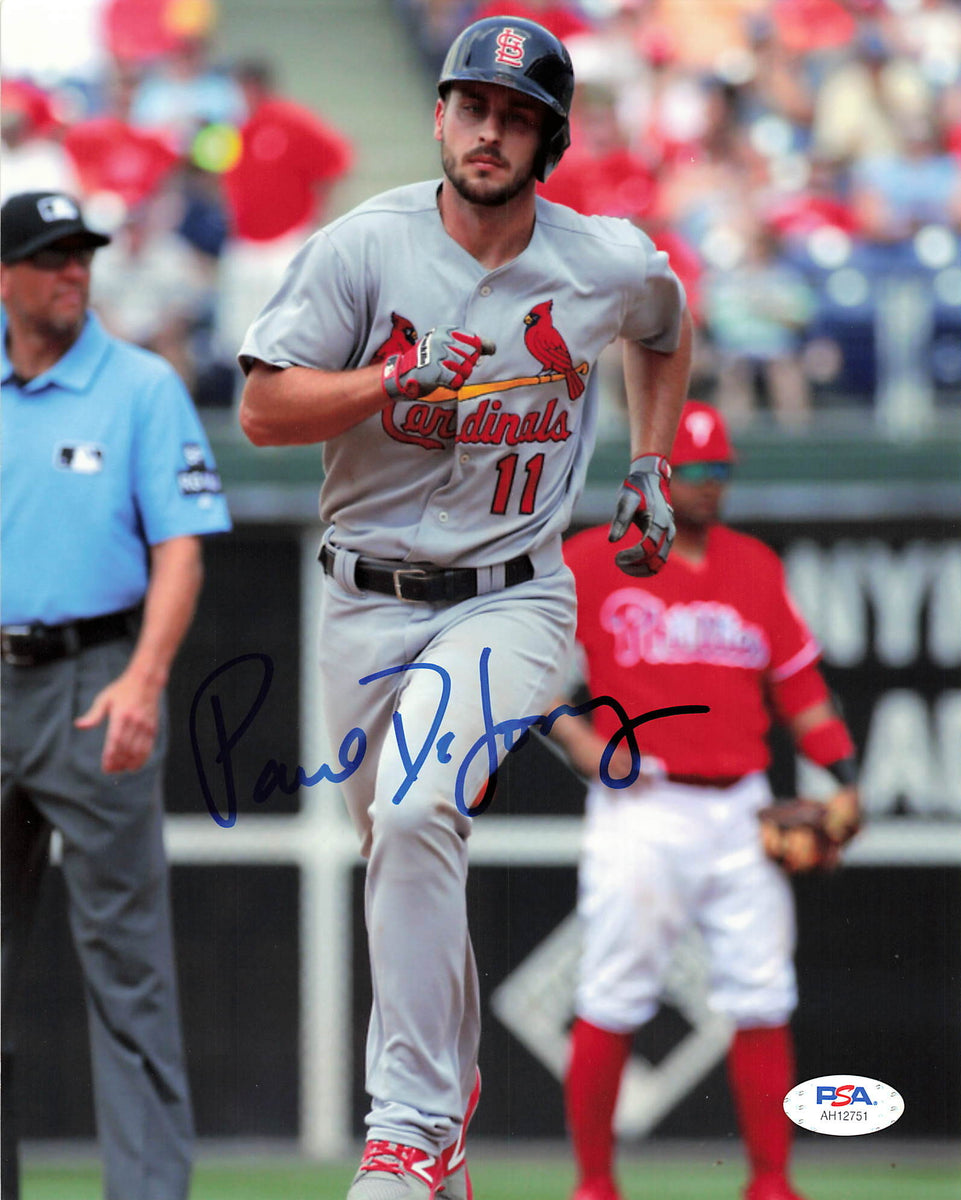 Paul Dejong Signed Cardinals Jersey (PSA COA)