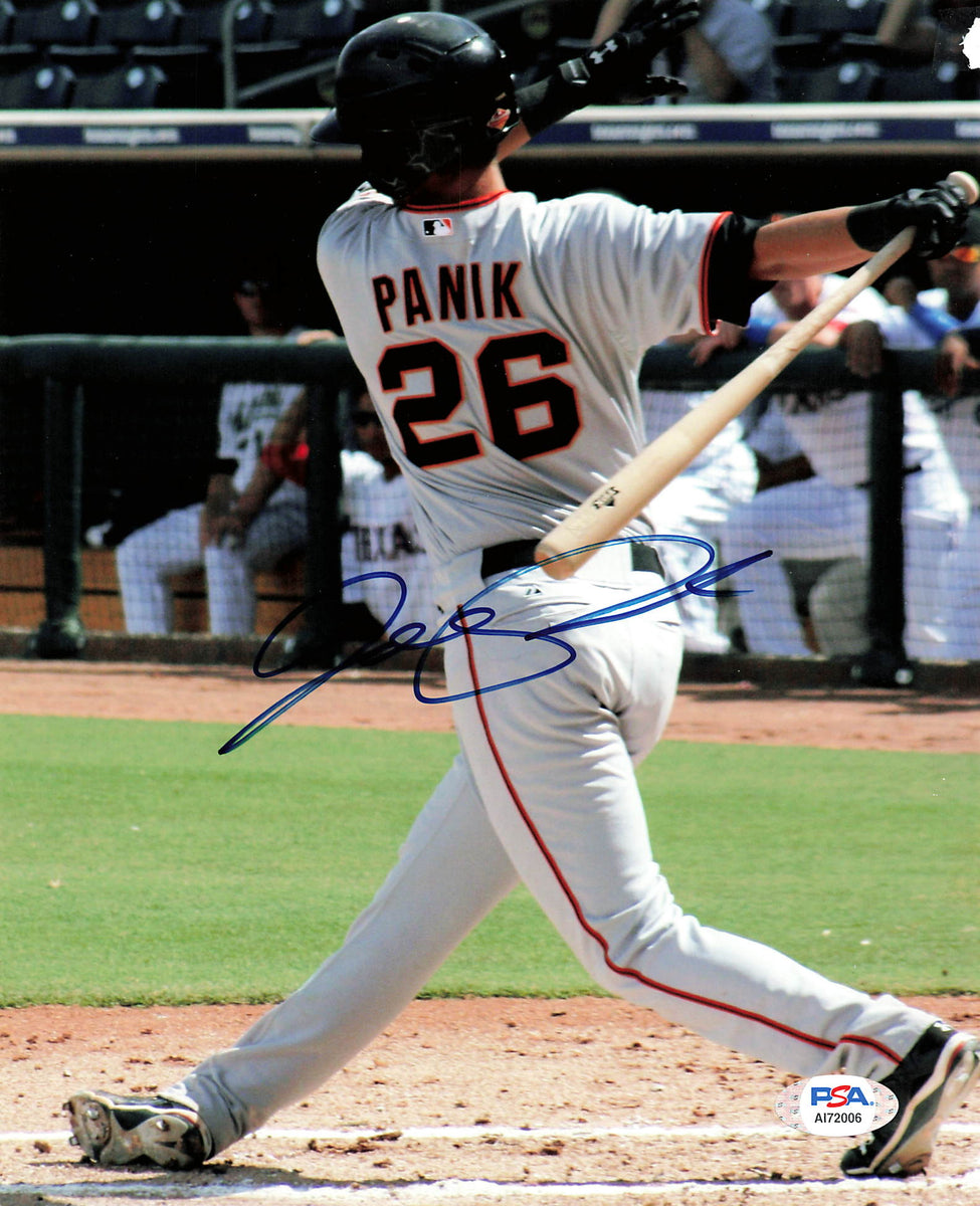 Joe Panik Signed Picture - 8x10 PSA DNA COA 2