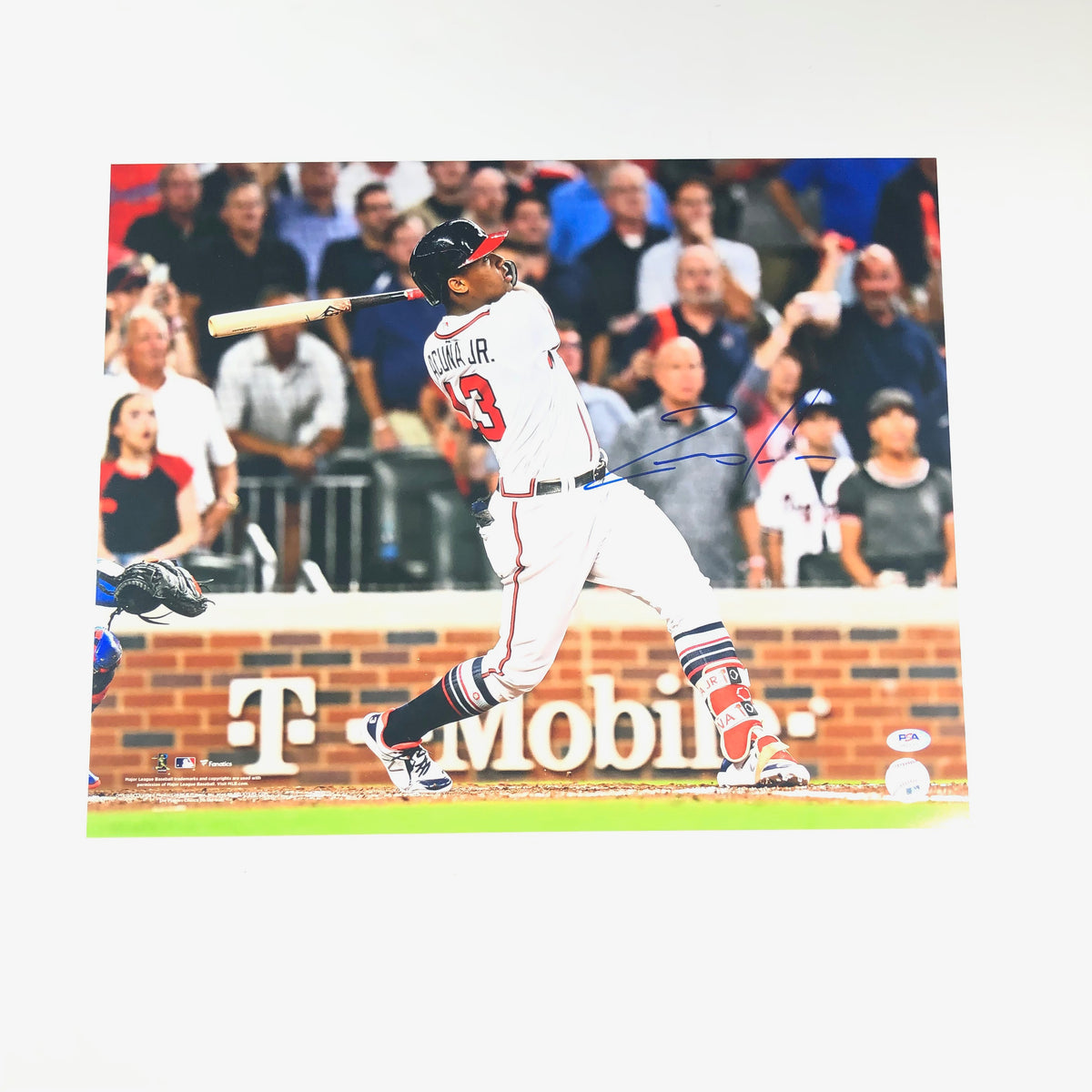 Framed Autographed/Signed Ronald Acuna Jr. Atlanta Braves 16x20