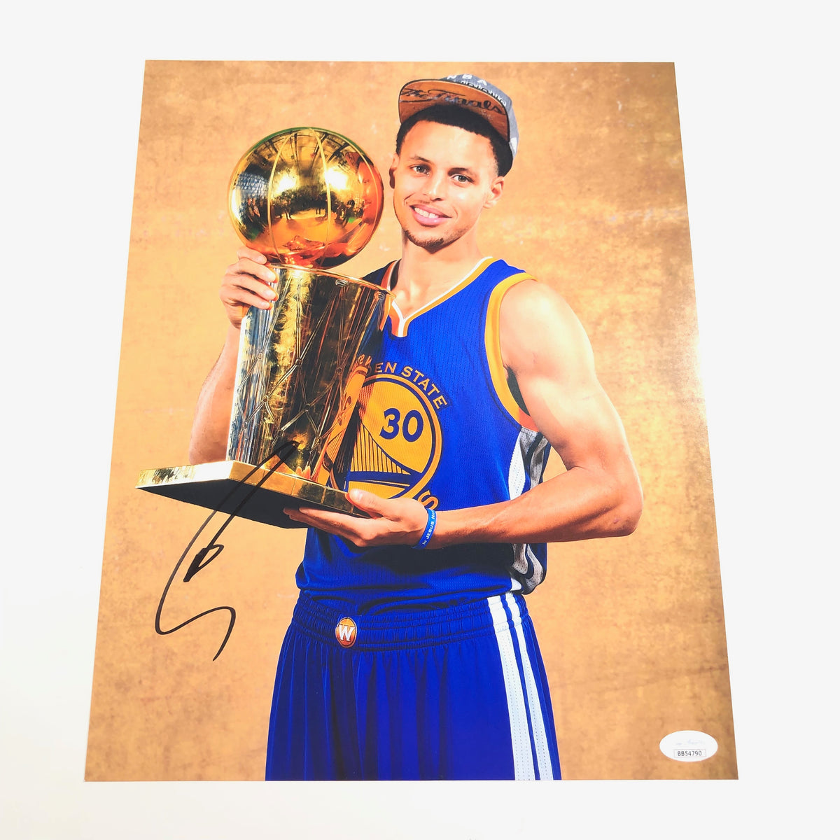 Stephen Curry Golden State Warriors orders Autographed 8x10 vs Hawks Photo coa