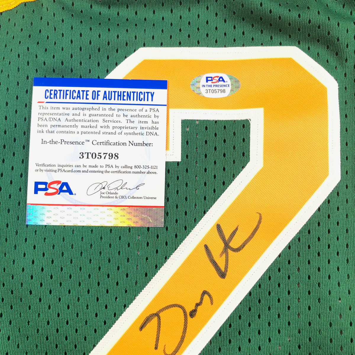 Gary Payton II Signed jersey PSA/DNA Golden State Warriors Autographed – Golden  State Memorabilia