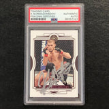 2021 Panini Chronicles #42 Khabib Nurmagomedov Signed Card AUTO PSA Slabbed