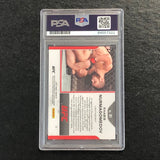 2021 Panini Prizm UFC #181 Khabib Nurmagomedov Signed Card AUTO PSA Slabbed