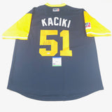 Freddy Peralta signed jersey PSA/DNA Milwaukee Brewers Autographed