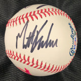 Justin Thomas Jon Rahm Tony Finau Signed Baseball PSA/DNA LOA Golfers