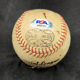 Steve McCatty signed baseball PSA/DNA Oakland Athletics autographed