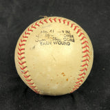 Steve McCatty signed baseball PSA/DNA Oakland Athletics autographed