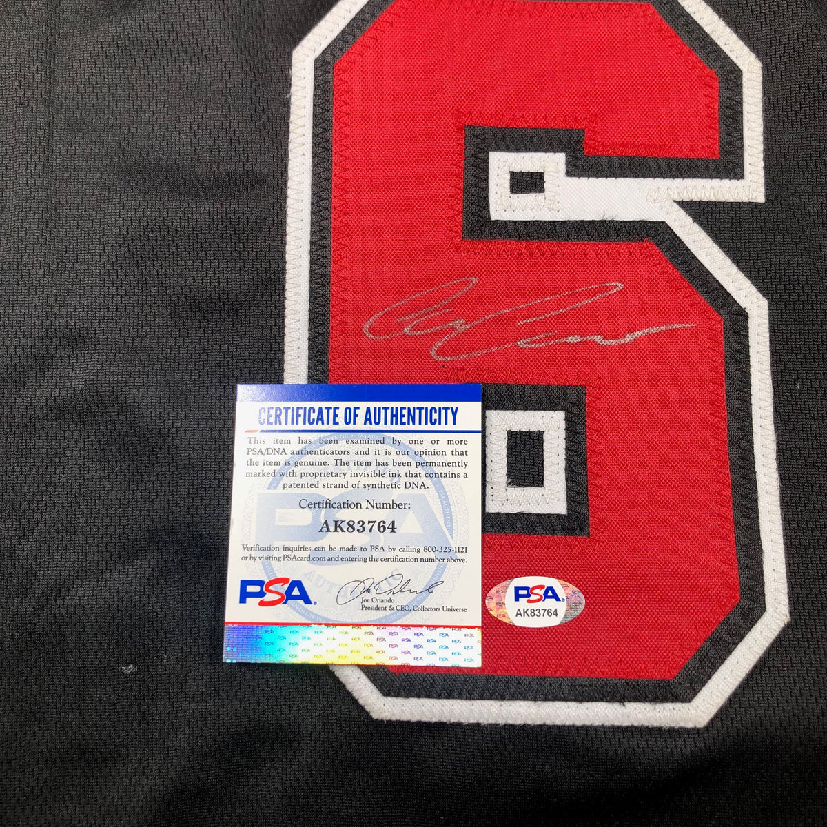 ALEX CARUSO Signed Jersey PSA/DNA Chicago Bulls Autographed – Golden State  Memorabilia