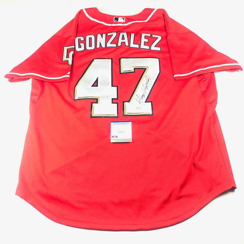 Gio Gonzalez signed jersey PSA/DNA Autographed Washington Nationals