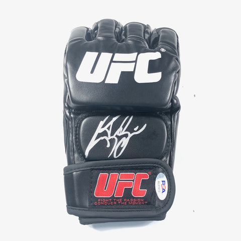 Henry Cejudo Signed UFC Glove PSA/DNA Autographed MMA